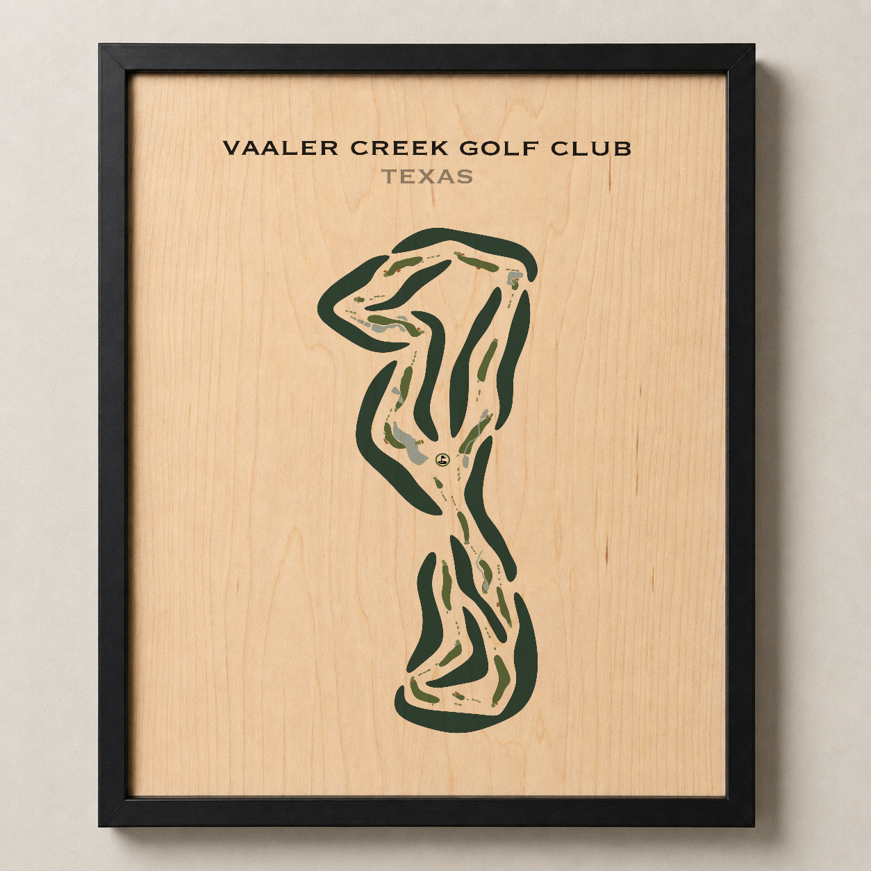 Vaaler Creek Golf Club, Texas - Printed Golf Courses