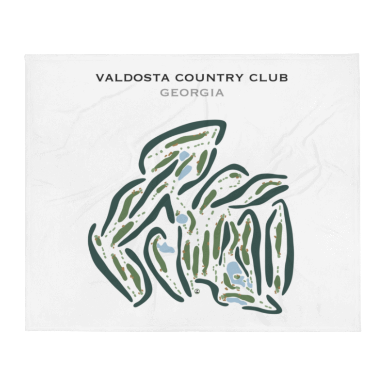 Valdosta Country Club, Georgia - Printed Golf Courses