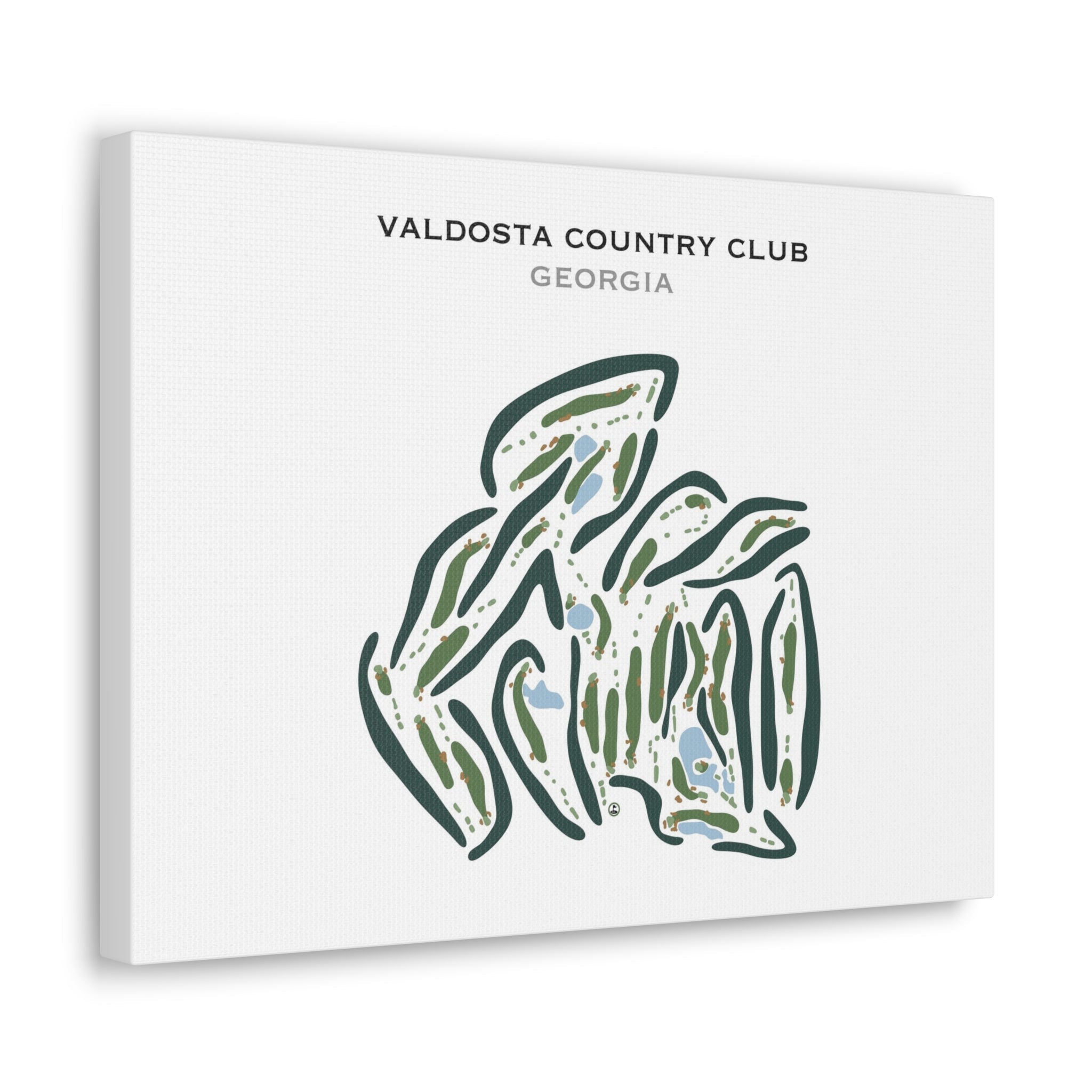 Valdosta Country Club, Georgia - Printed Golf Courses