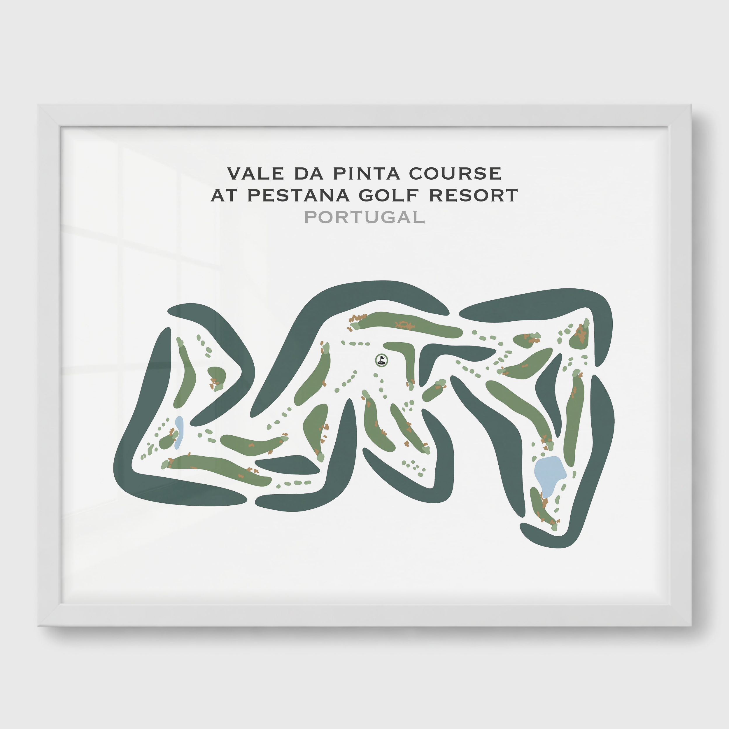 Vale da Pinta Course at Pestana Golf Resort, Portugal - Printed Golf Courses