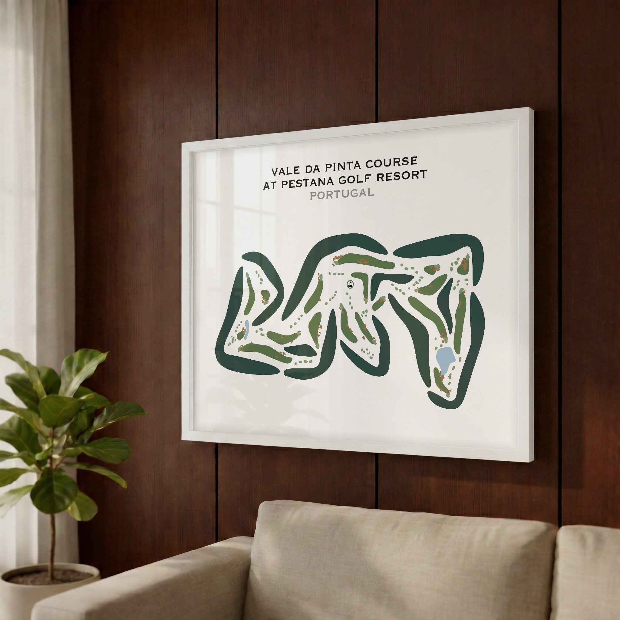 Vale da Pinta Course at Pestana Golf Resort, Portugal - Printed Golf Courses