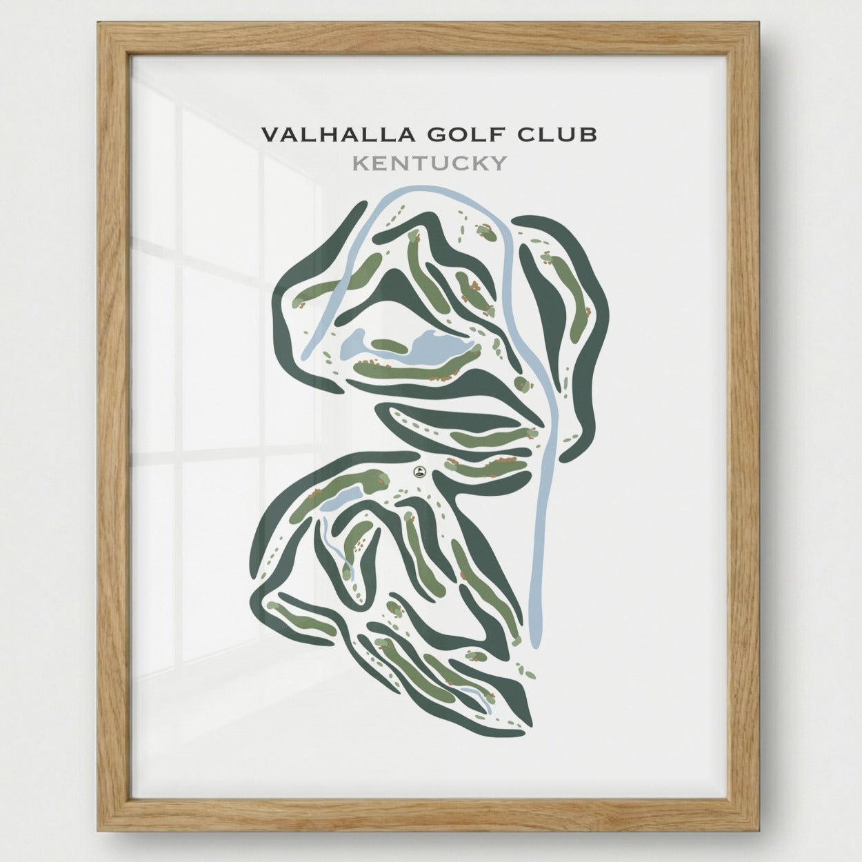 Valhalla Golf Club, Louisville, Kentucky - Printed Golf Courses