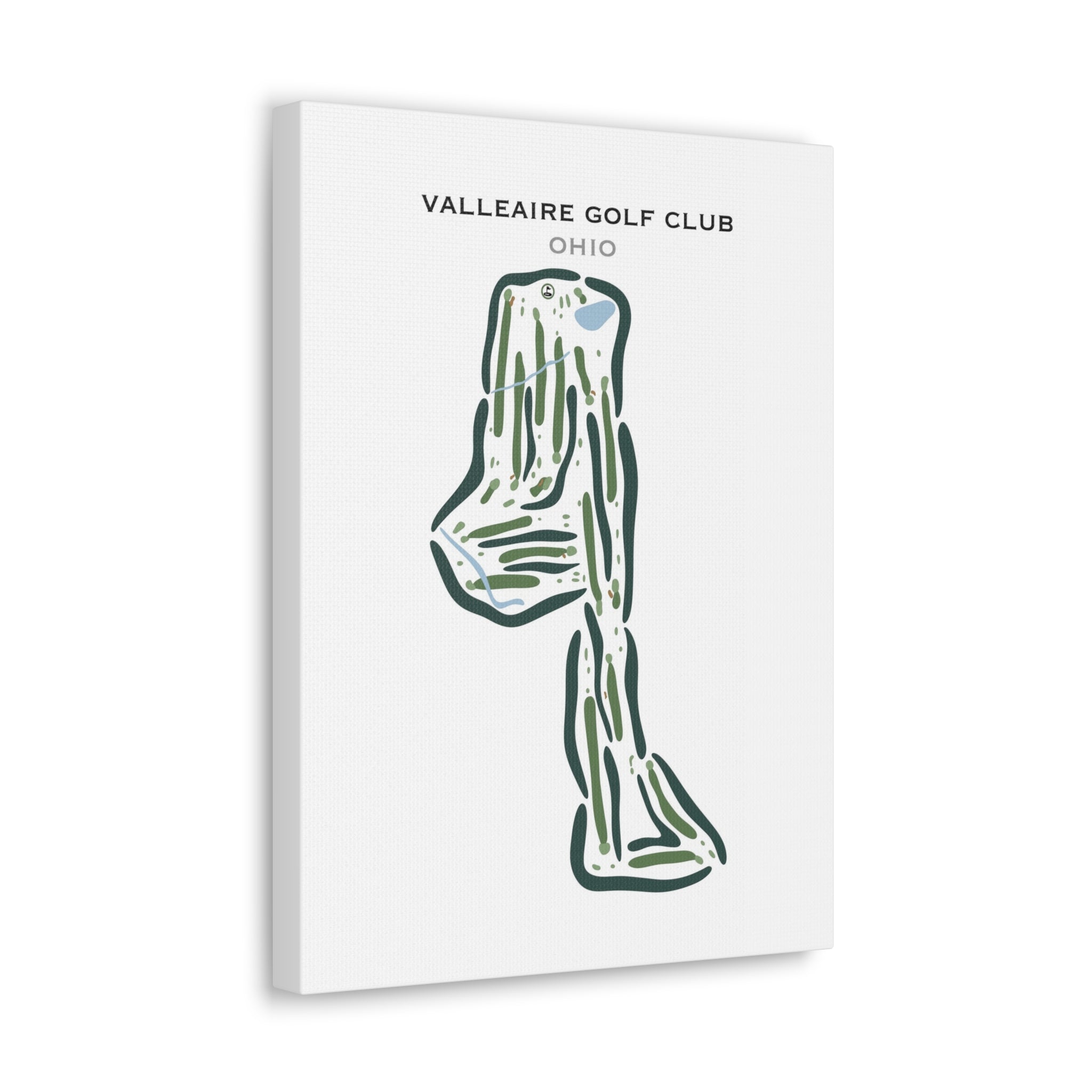 Valleaire Golf Club, Ohio - Printed Golf Courses