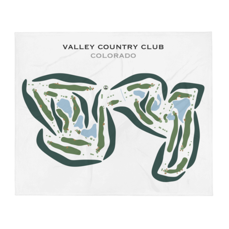 Valley Country Club, Colorado - Printed Golf Courses