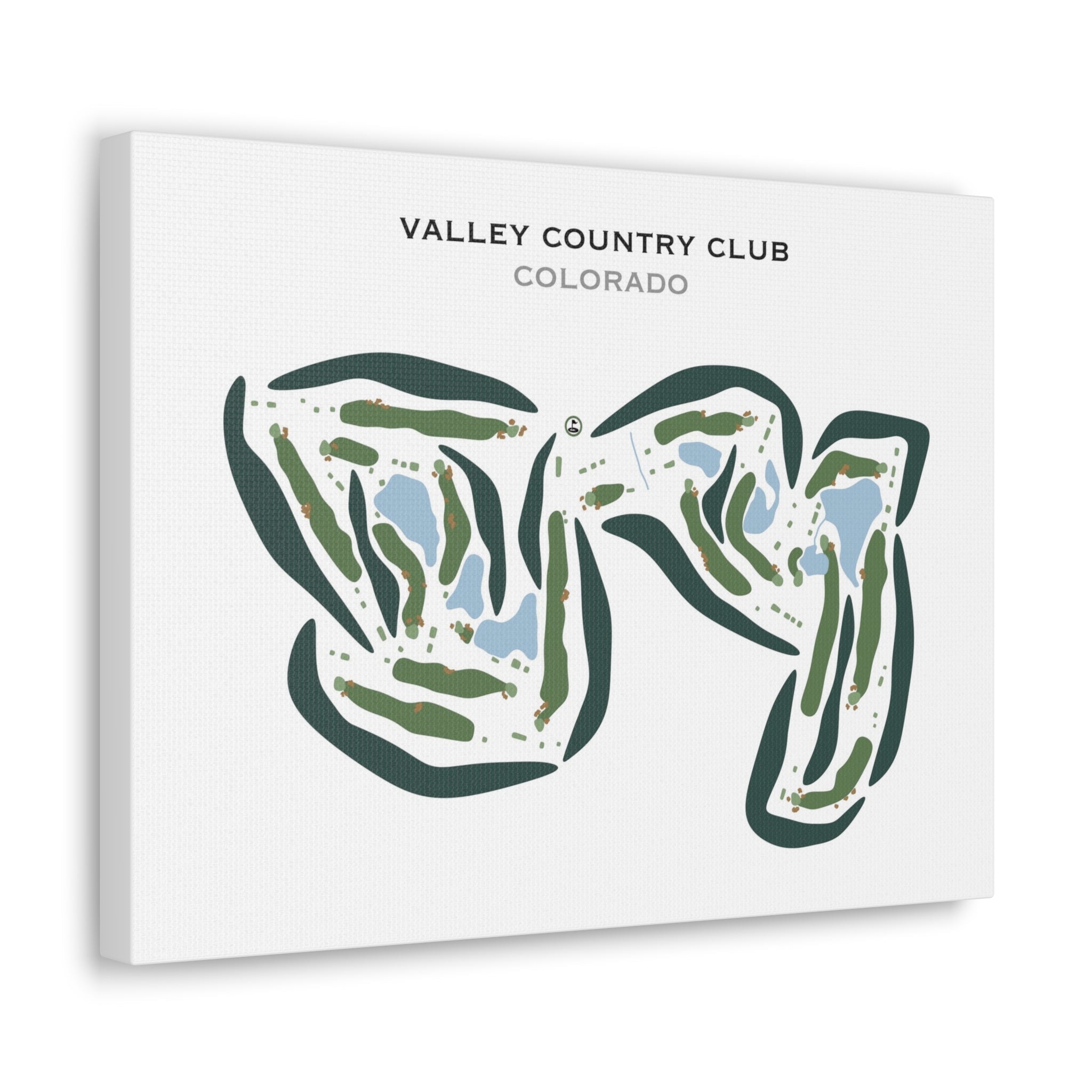 Valley Country Club, Colorado - Printed Golf Courses