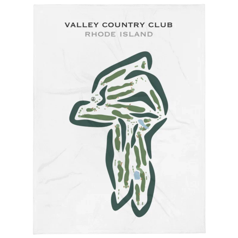 Valley Country Club, Rhode Island - Printed Golf Courses