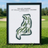 Valley Course at Valley Oaks Golf Course, California - Printed Golf Courses