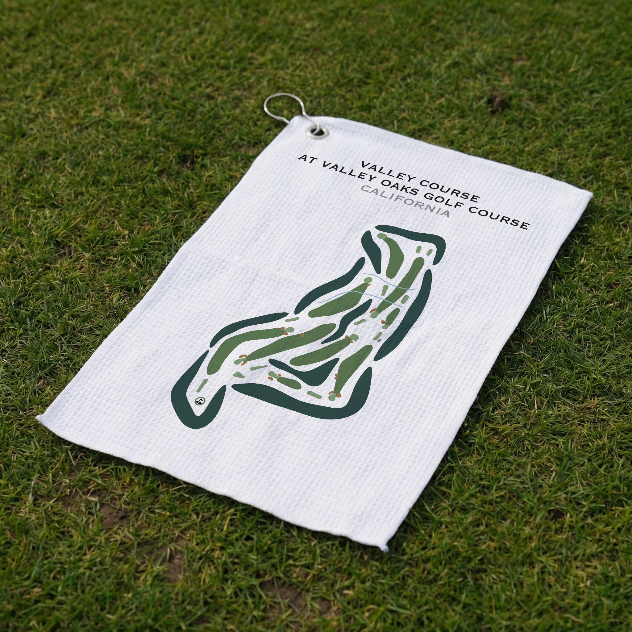 Valley Course at Valley Oaks Golf Course, California - Printed Golf Courses