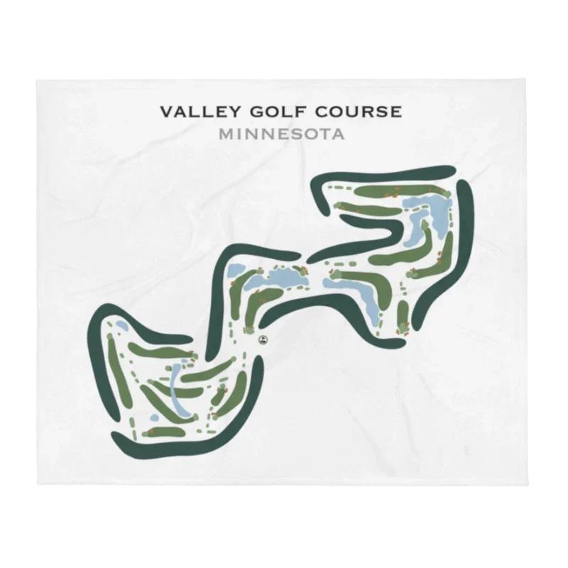 Valley Golf Course, East Grand Forks, Minnesota - Printed Golf Courses
