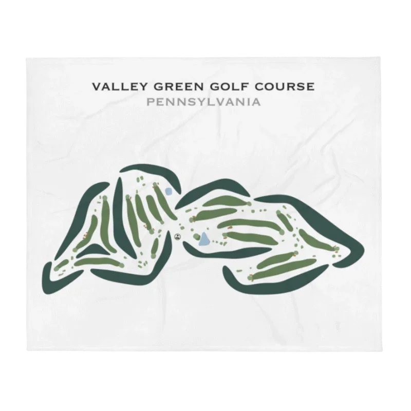 Green Valley Golf Course, Pennsylvania - Printed Golf Courses