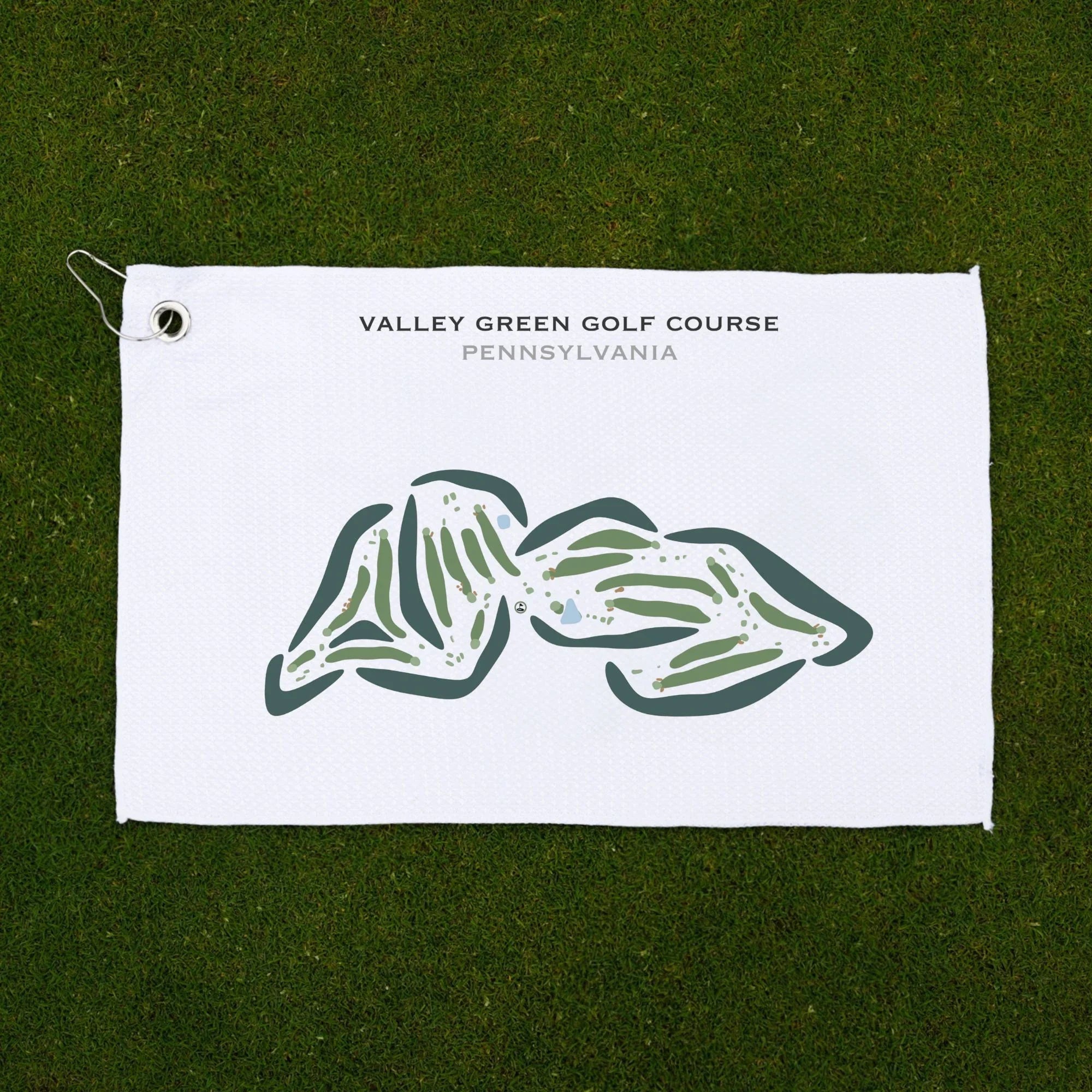 Green Valley Golf Course, Pennsylvania - Printed Golf Courses