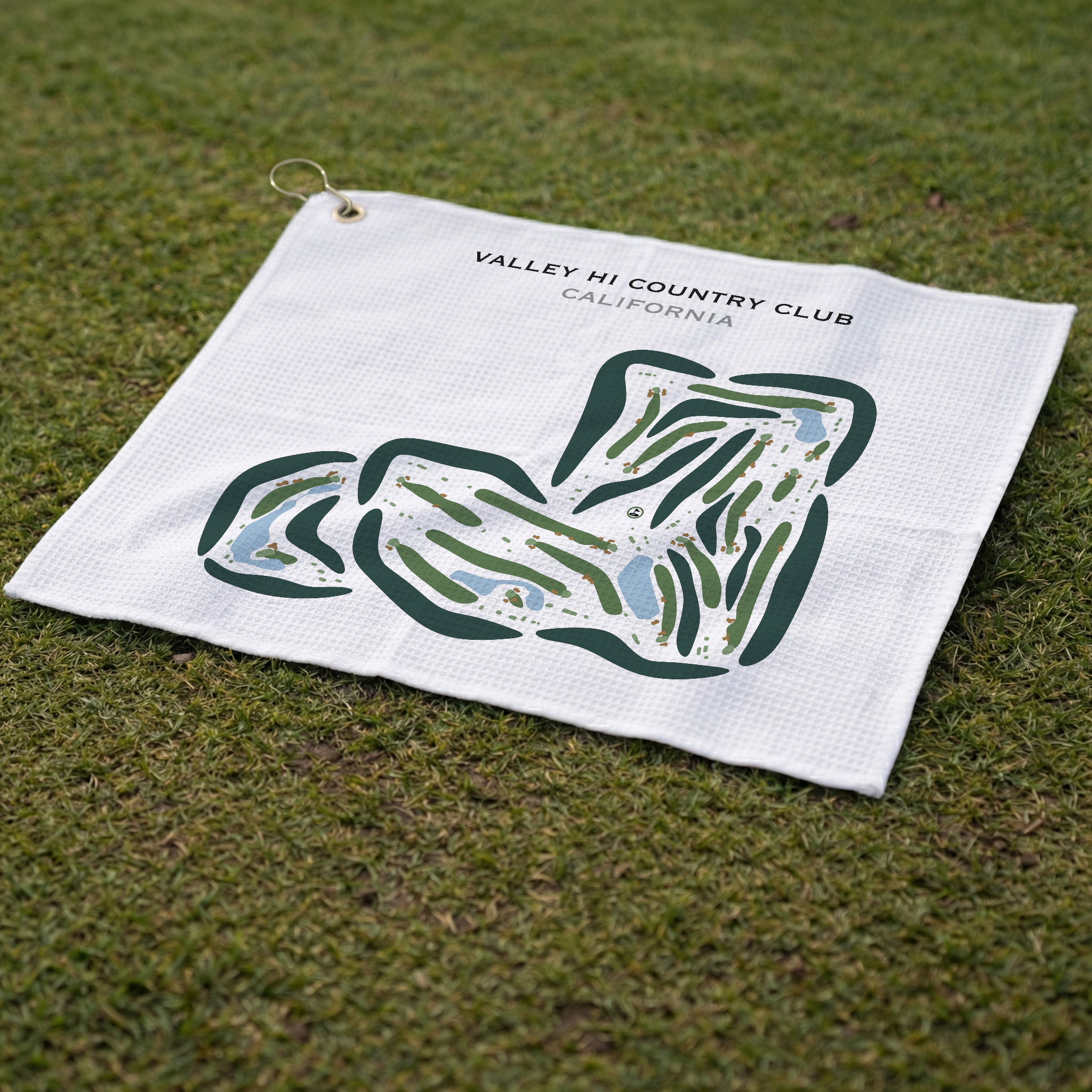 Valley Hi Country Club, California - Printed Golf Courses