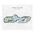 Valley Lo Club, Illinois - Printed Golf Course