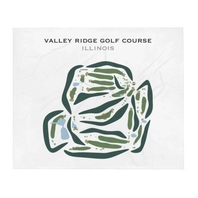 Valley Ridge Golf Course, Illinois - Printed Golf Courses