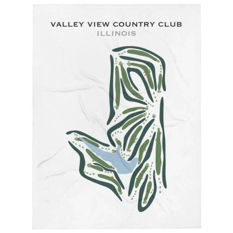 Valley View Country Club, Illinois - Printed Golf Courses