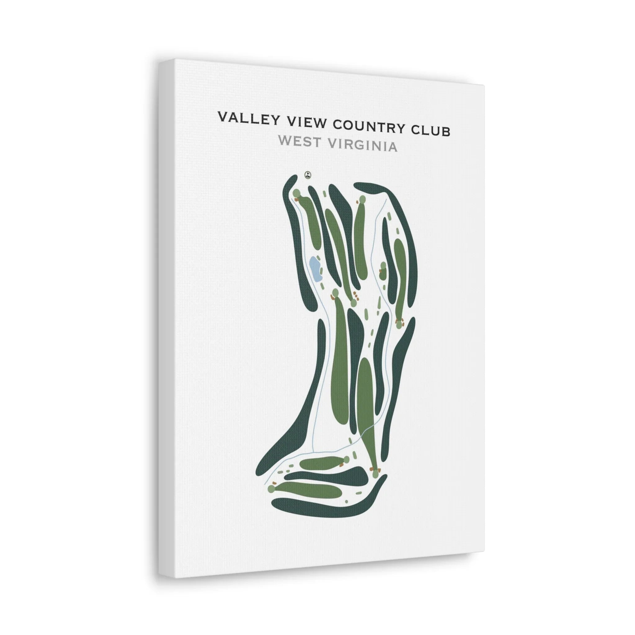 View Valley Country Club, West Virginia - Printed Golf Course
