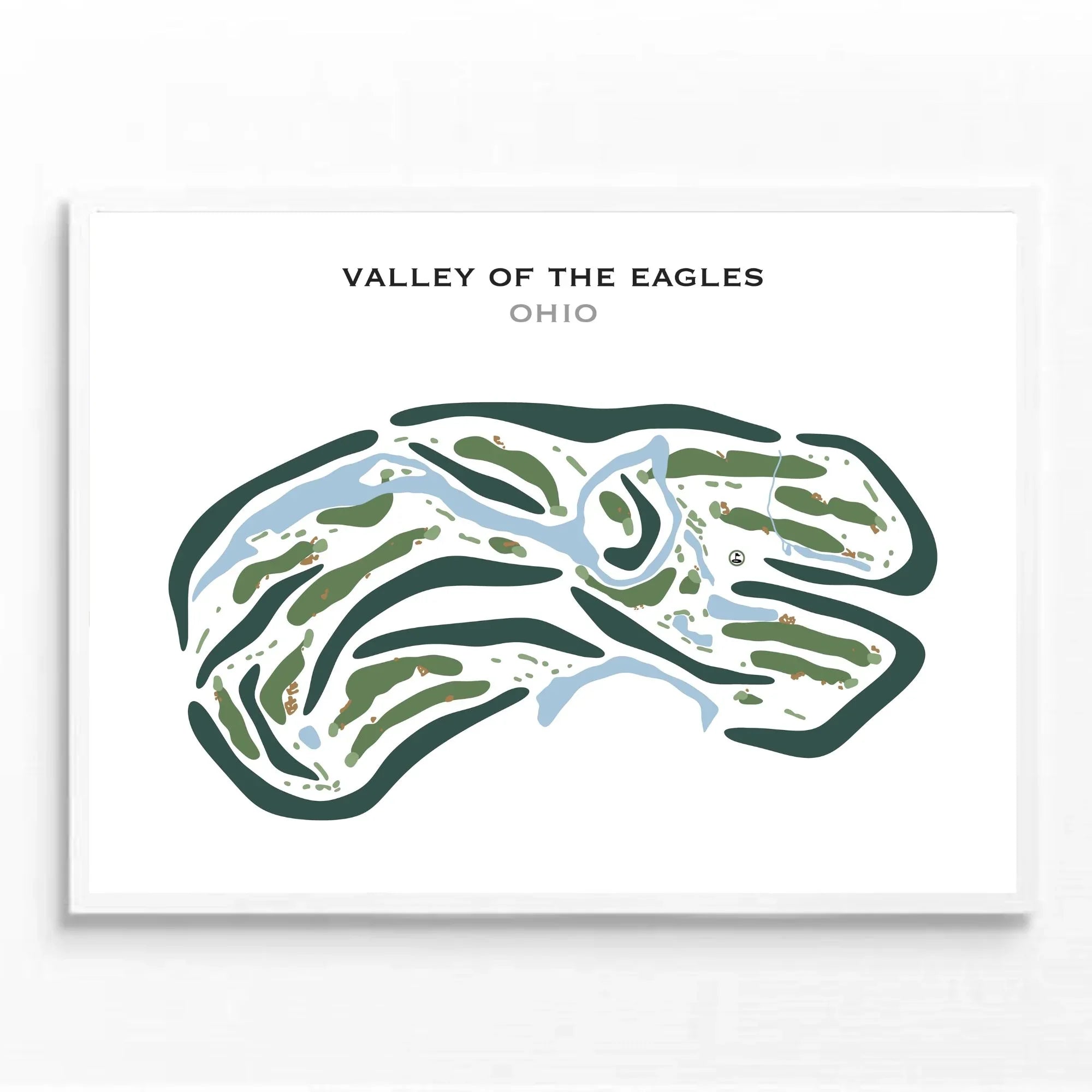 Valley of the Eagles Golf Club, Ohio - Printed Golf Courses