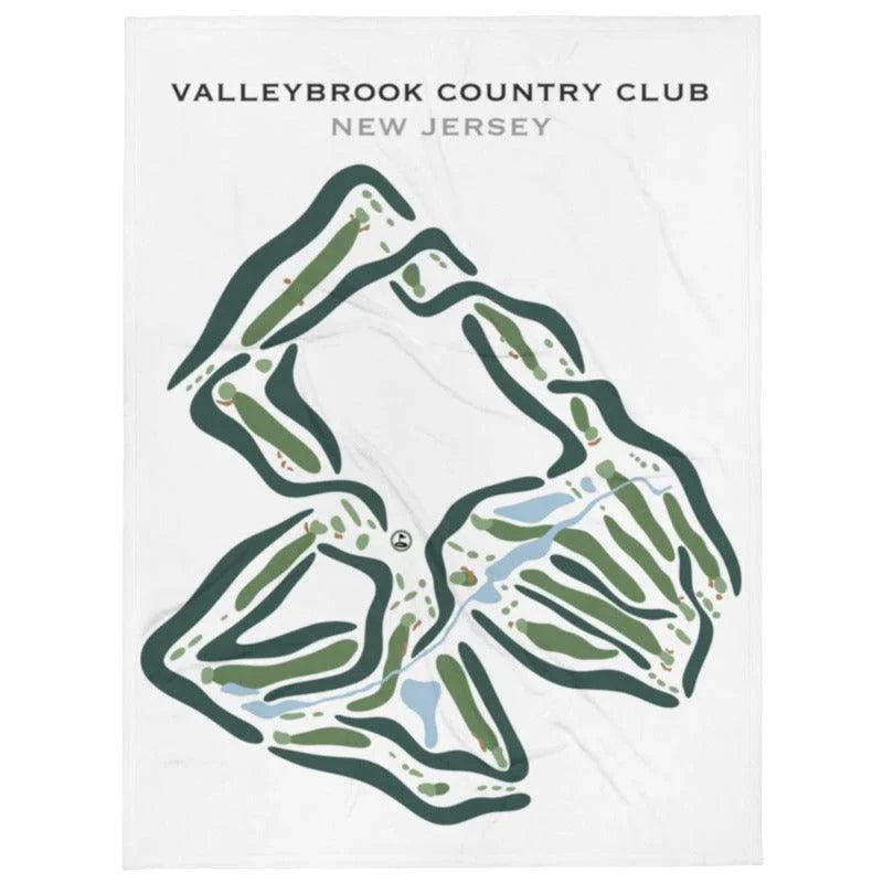Valleybrook Country Club, New Jersey - Printed Golf Courses
