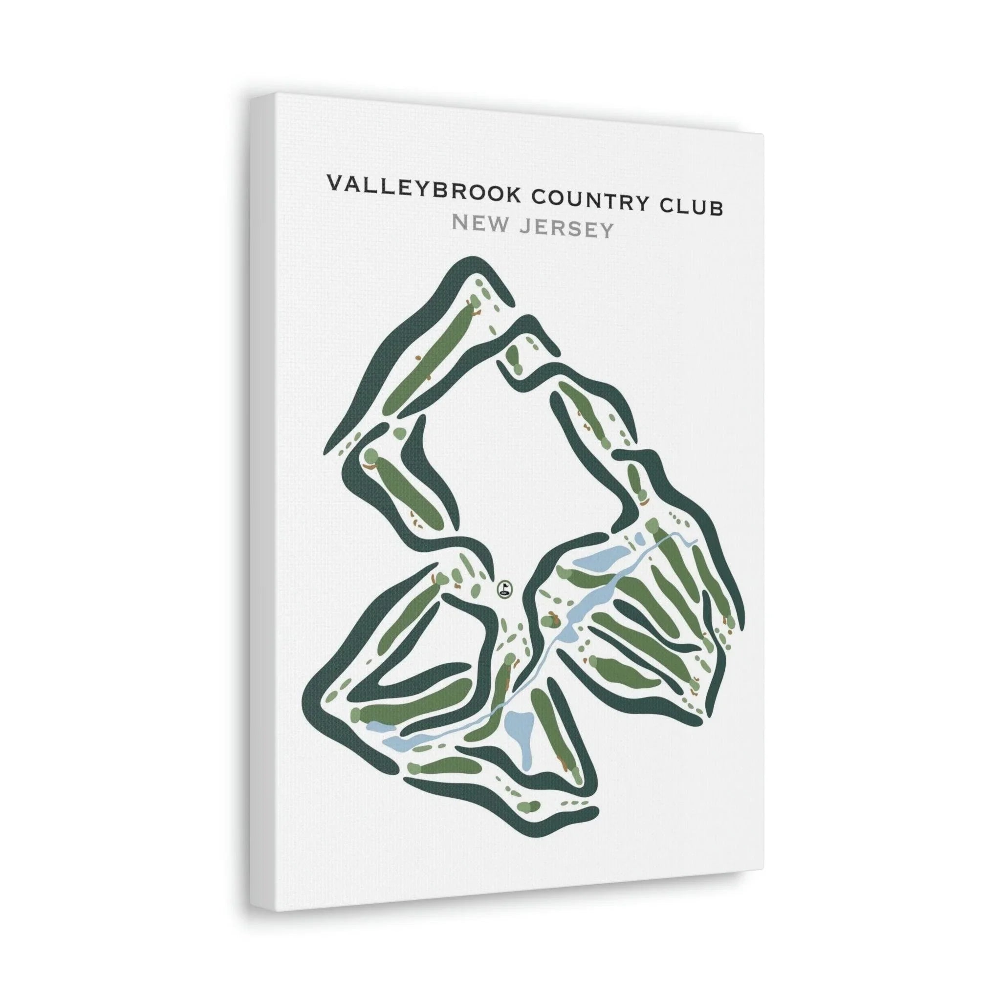 Valleybrook Country Club, New Jersey - Printed Golf Courses