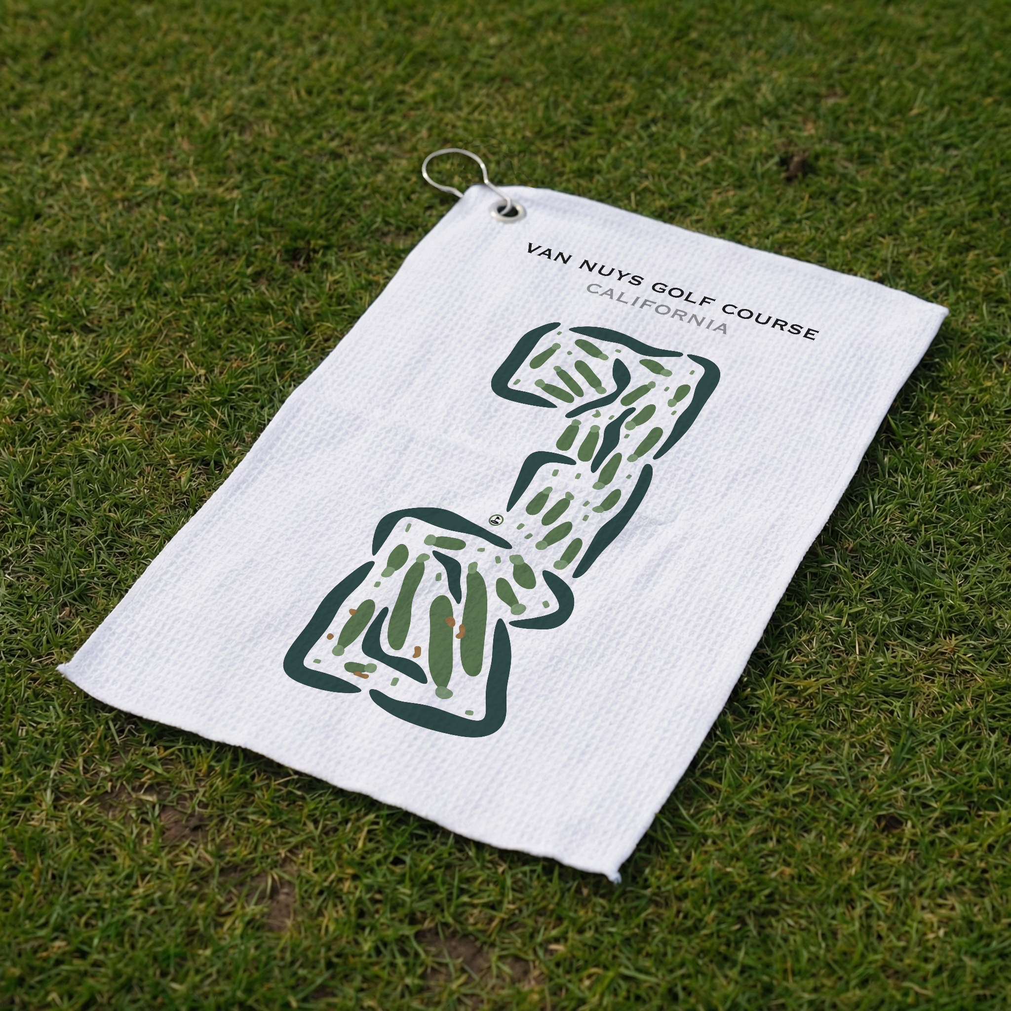 Van Nuys Golf Course, California - Printed Golf Courses
