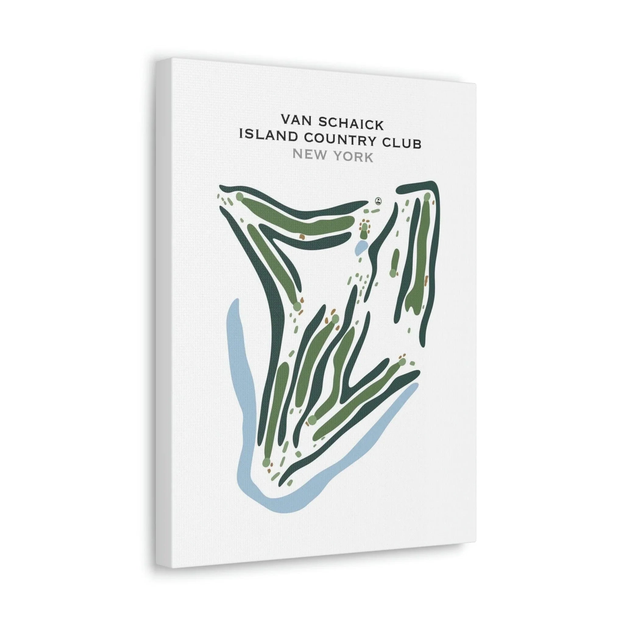 Van Schaick Island Country Club, New York - Printed Golf Courses