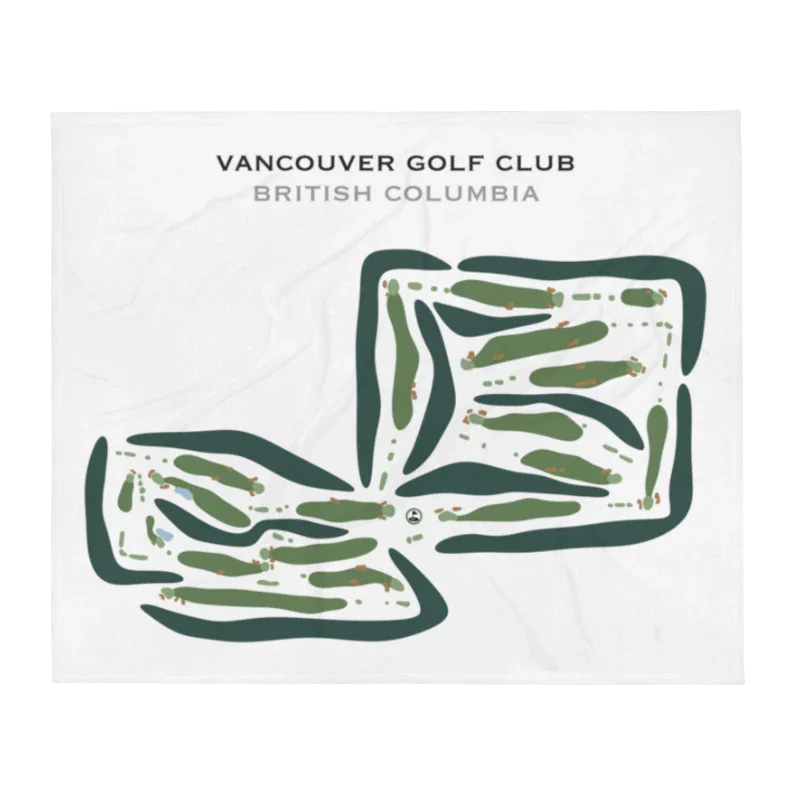 Vancouver Golf Club, British Columbia, Canada - Printed Golf Courses