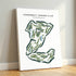 Vanderbilt Legends Club, Tennessee - Printed Golf Courses