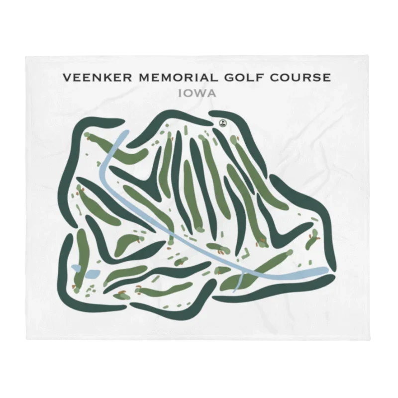 Veenker Memorial Golf Course, Iowa - Printed Golf Courses