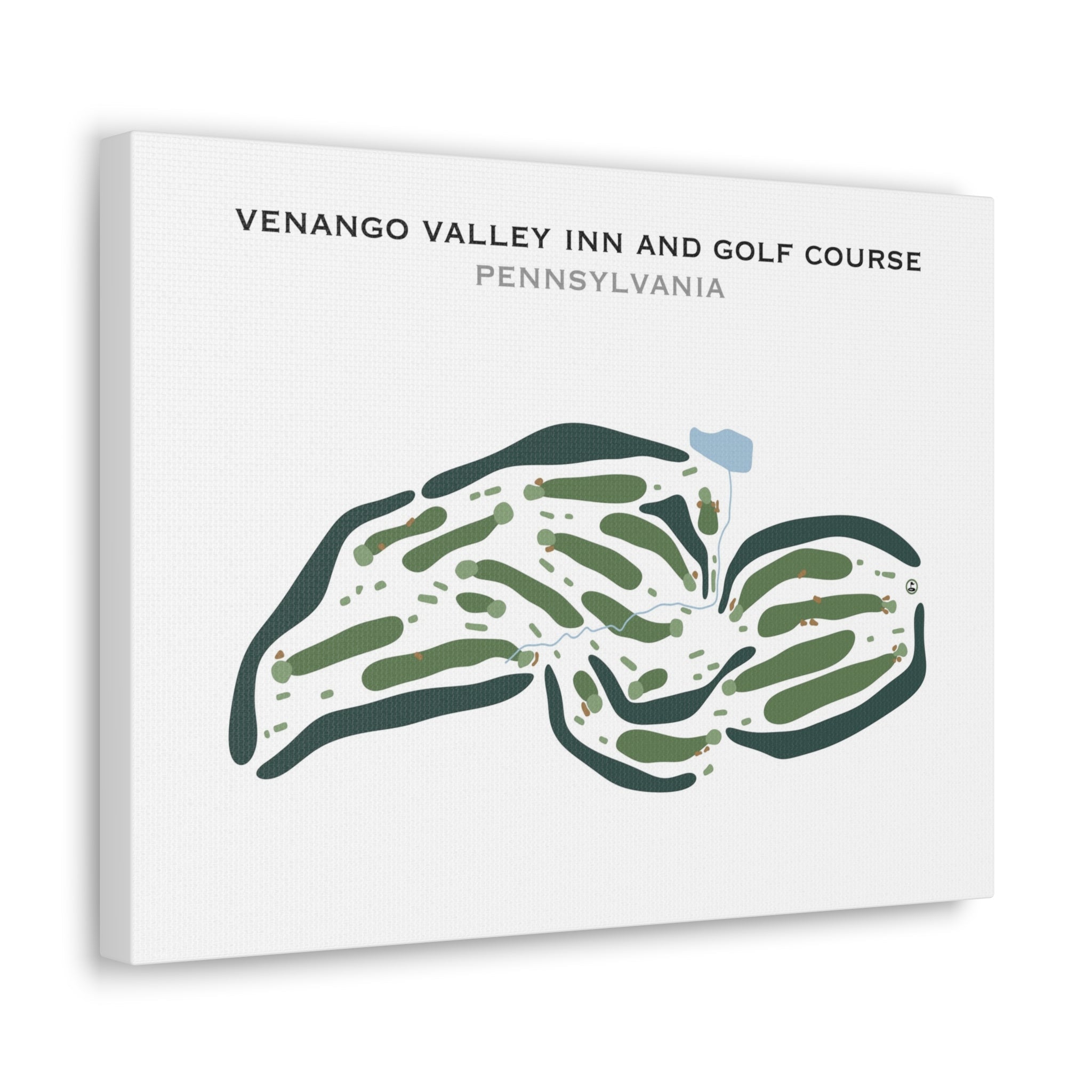 Venango Valley Inn and Golf Course, Pennsylvania - Printed Golf Courses