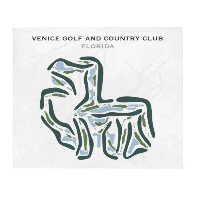 Venice Golf and Country Club, Florida - Printed Golf Course