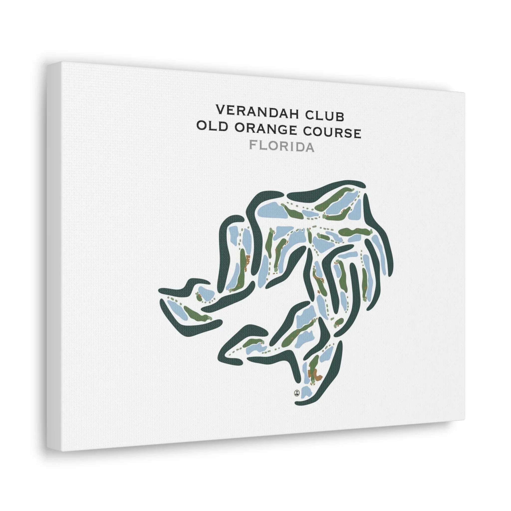 Verandah Club - Old Orange Course, Florida - Printed Golf Course
