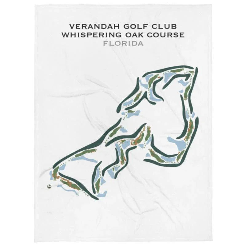 Verandah Golf Club, Whispering Oak Course, Florida - Printed Golf Courses