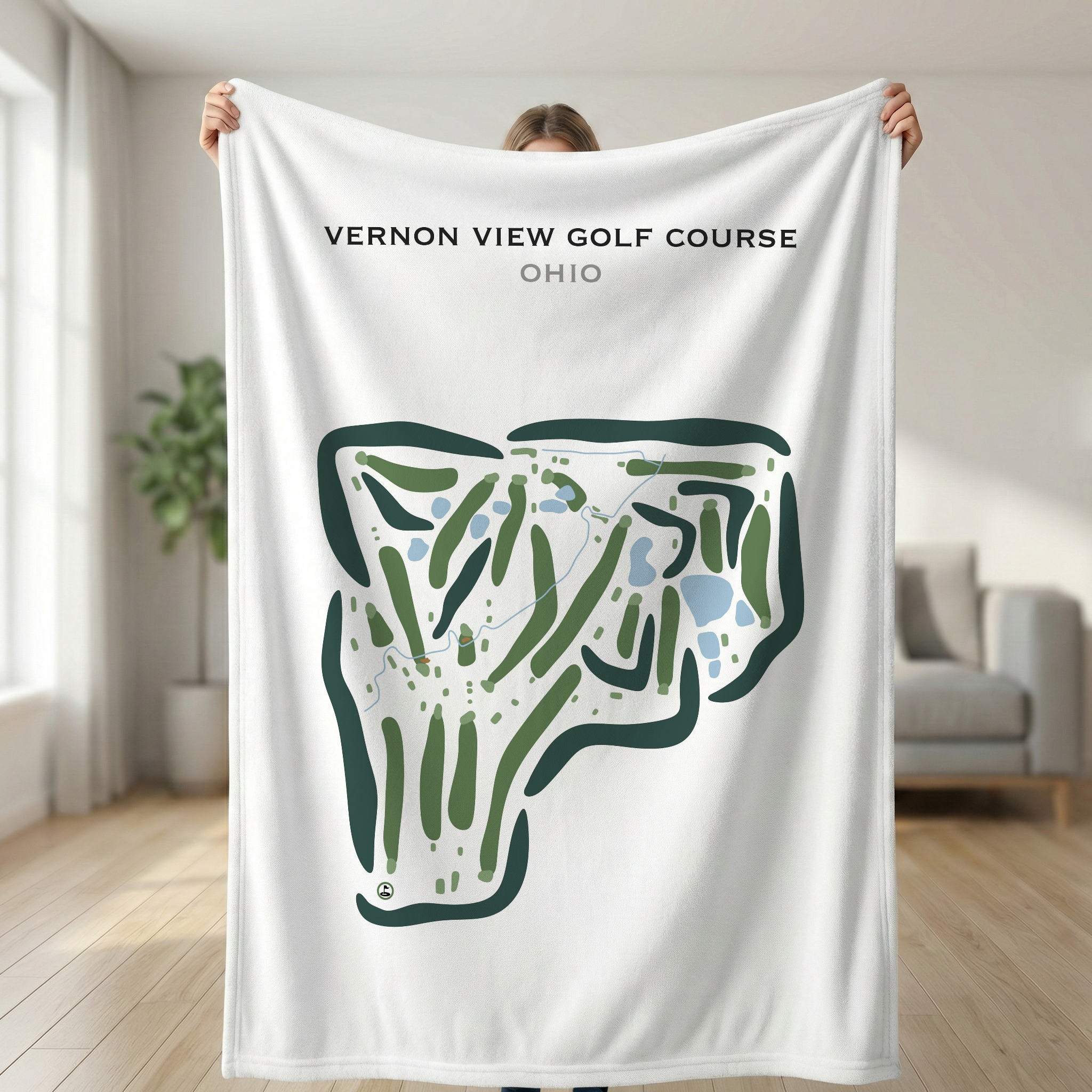 Vernon View Golf Course, Ohio - Printed Golf Courses