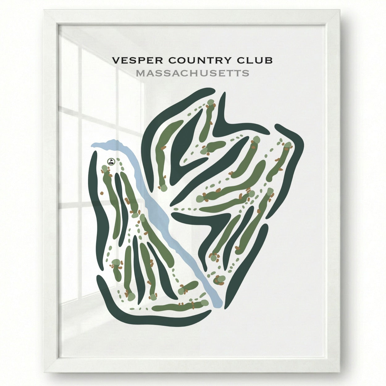 Vesper Country Club, Massachusetts - Printed Golf Courses