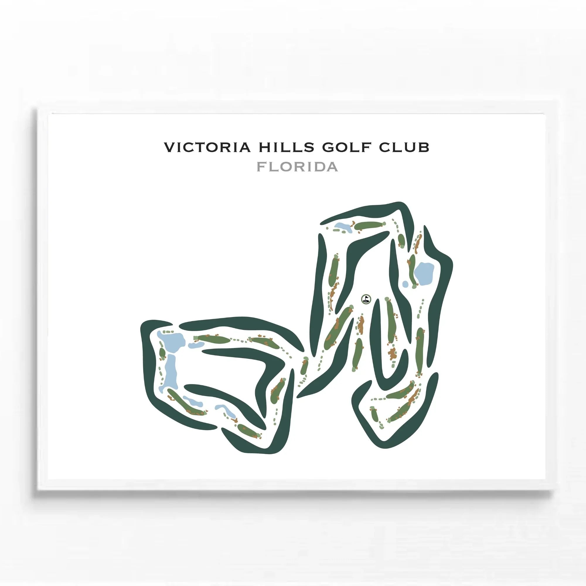 Victoria Hills Golf Club, Florida - Printed Golf Courses