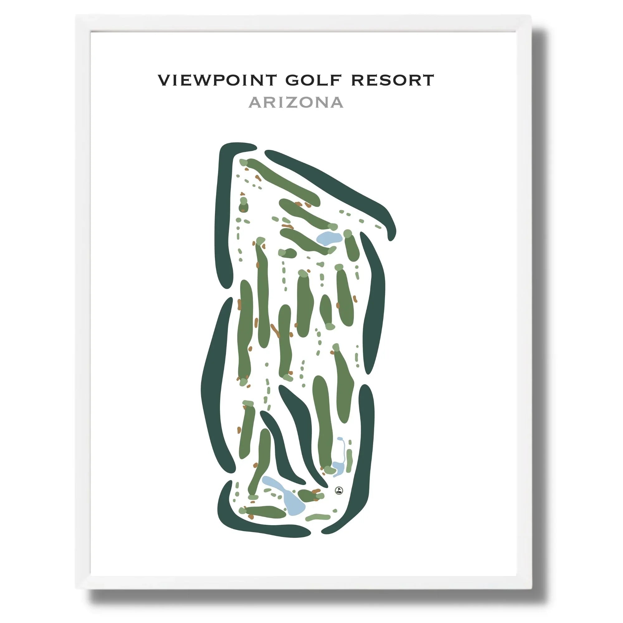 Viewpoint Golf Resort, Arizona - Printed Golf Courses