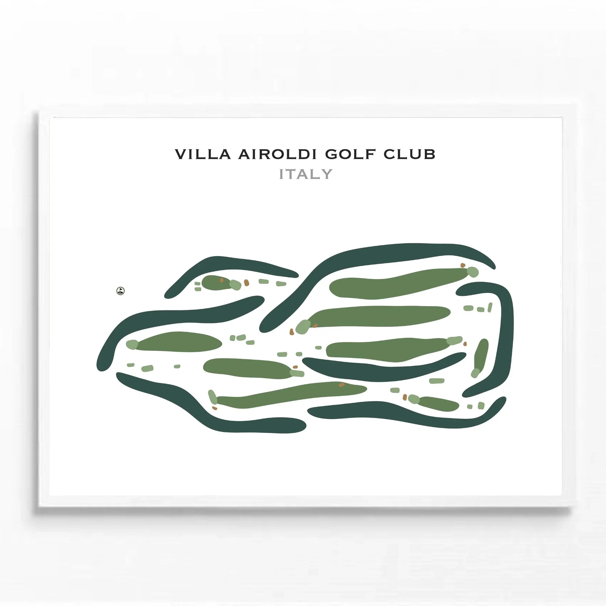 Villa Airoldi Golf Club, Italy - Printed Golf Courses