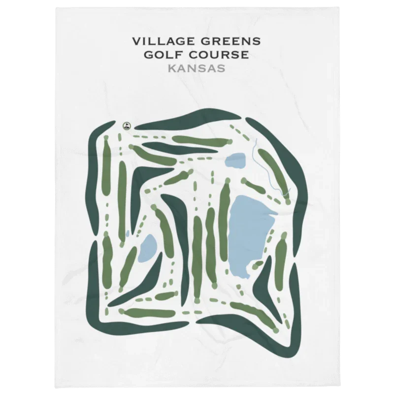 Village Greens Golf Course, Kansas - Printed Golf Courses