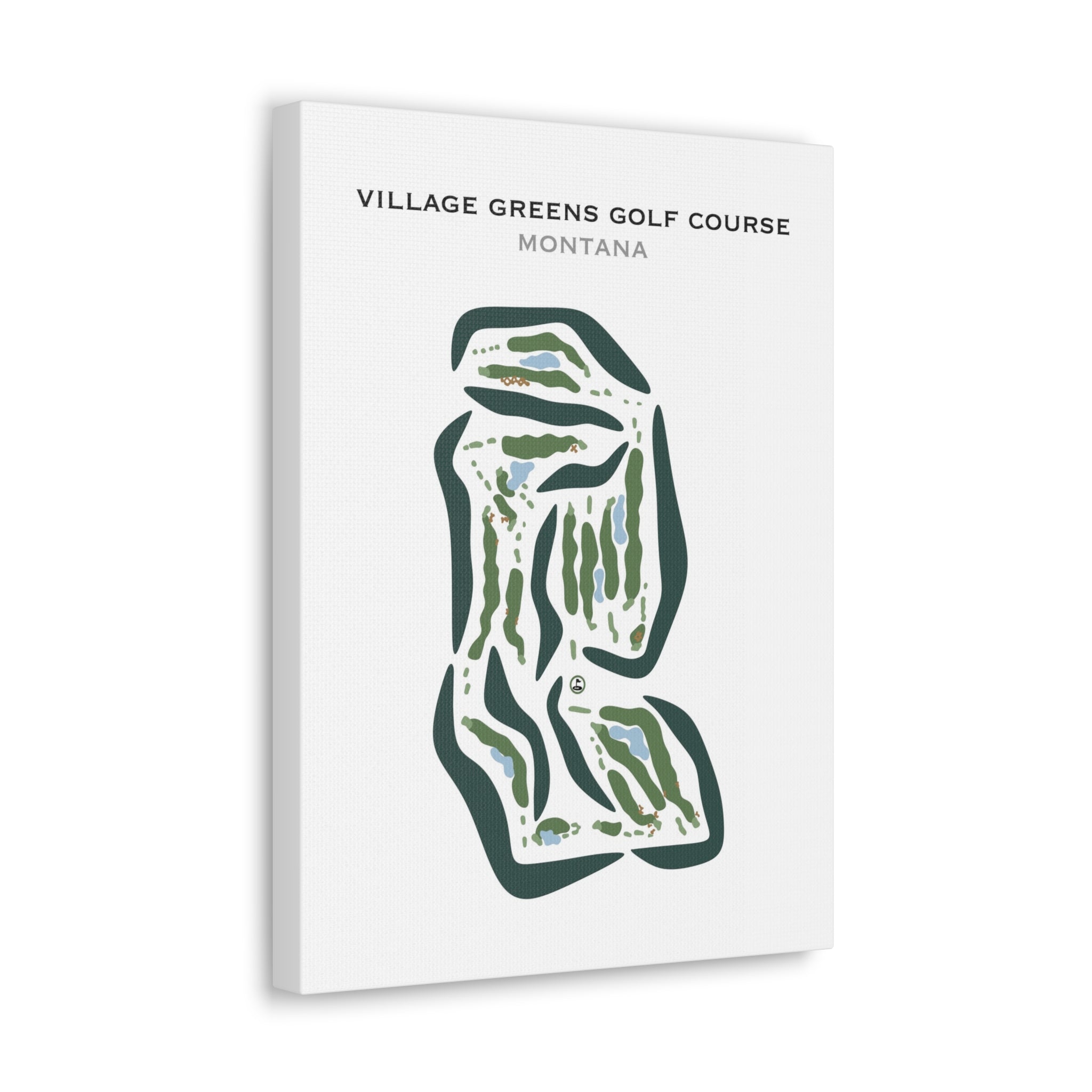 Village Greens Golf Course, Montana - Printed Golf Courses