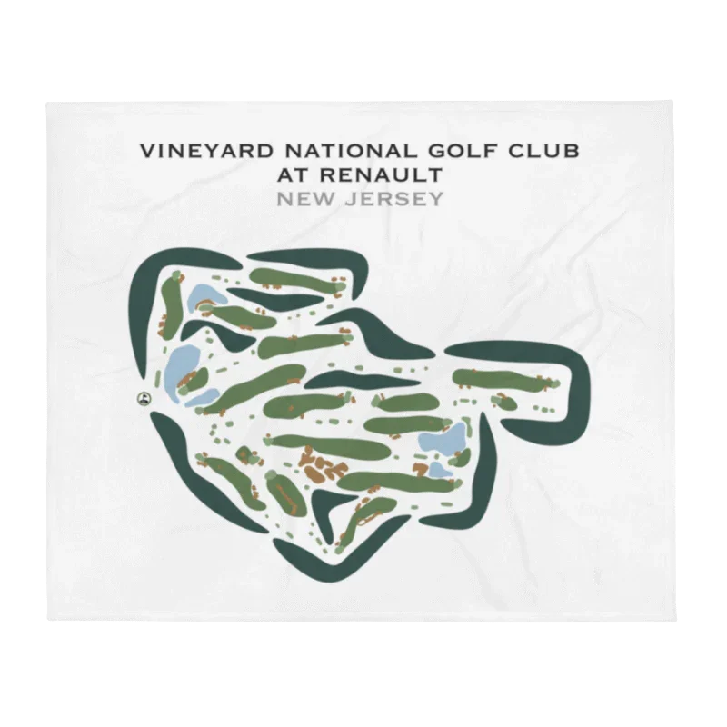 Vineyard National Golf Club at Renault, New Jersey - Printed Golf Courses