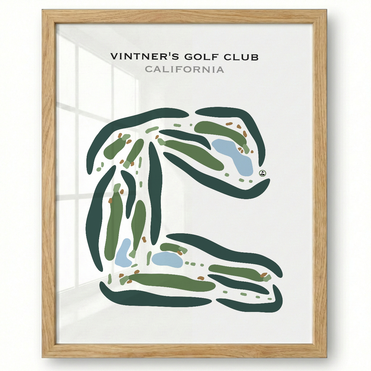 Vintner's Golf Club, California - Printed Golf Courses