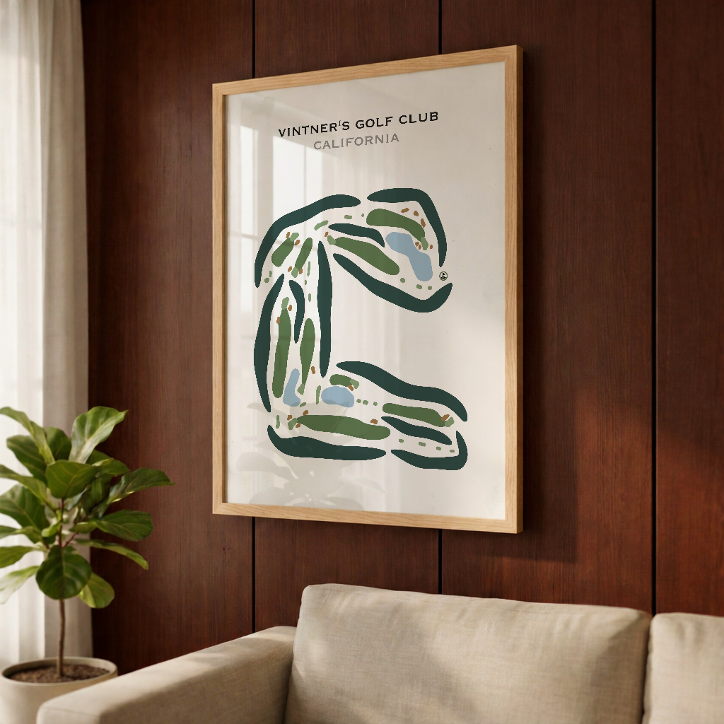 Vintner's Golf Club, California - Printed Golf Courses