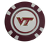 Officially Licensed Virginia Tech Hokies Poker Chip Ball Marker
