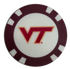 Officially Licensed Virginia Tech Hokies Poker Chip Ball Marker
