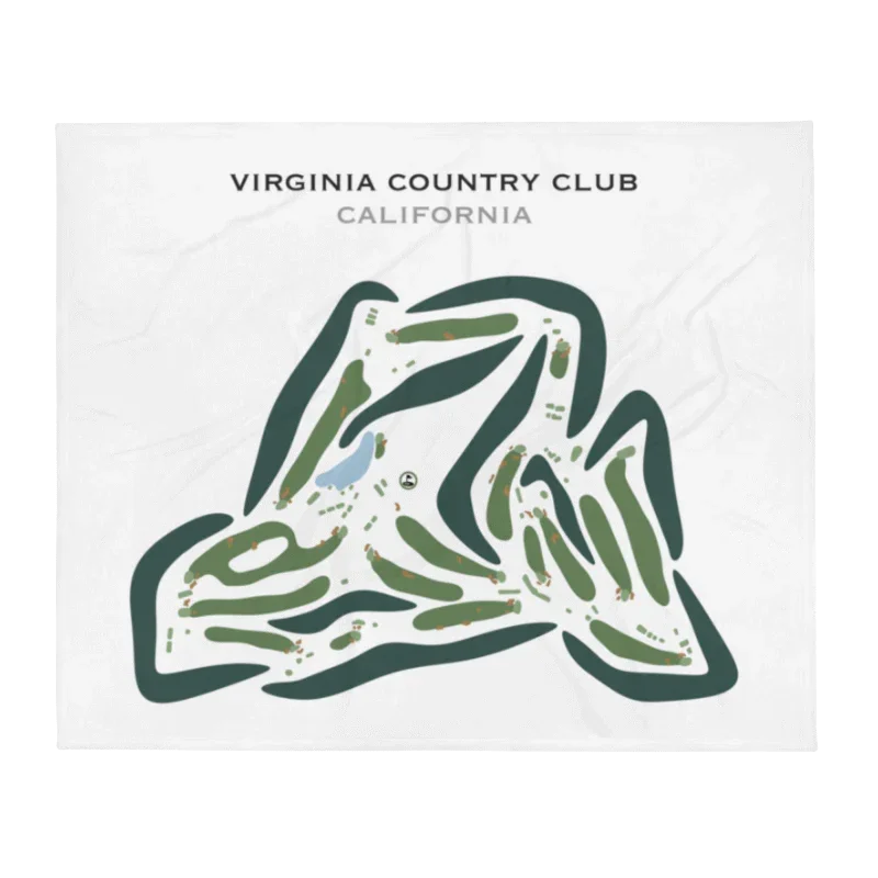 Virginia Country Club, California - Printed Golf Courses