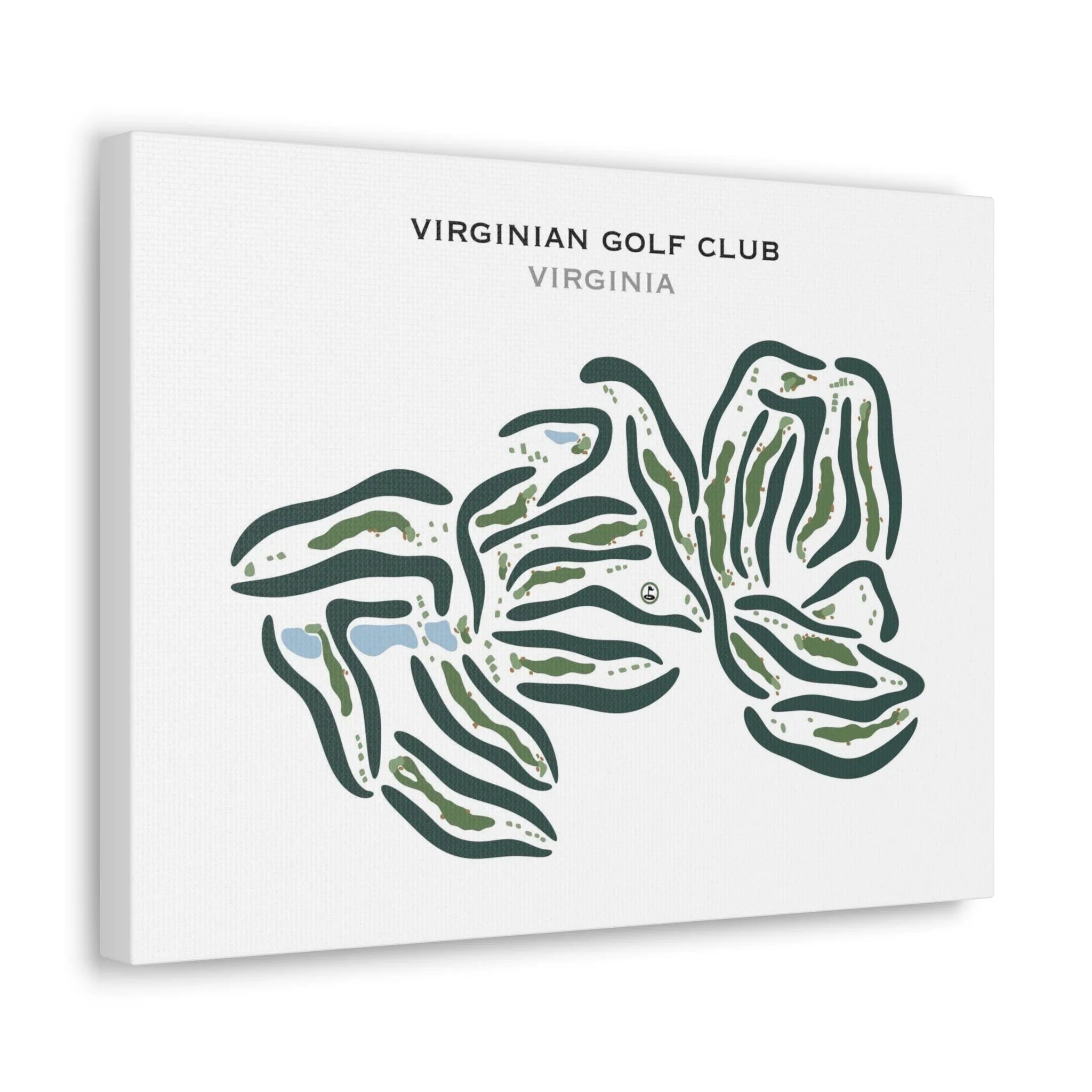 Virginian Golf Club, Virginia - Printed Golf Courses