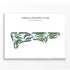 Visalia Country Club, California - Printed Golf Course