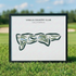 Visalia Country Club, California - Printed Golf Courses