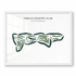 Visalia Country Club, California - Printed Golf Courses