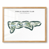Visalia Country Club, California - Printed Golf Courses